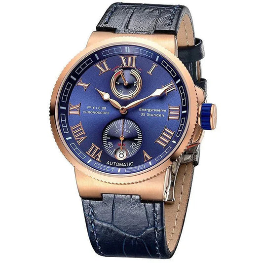 Wasserdichte leuchtende Herrenuhr aus Edelstahl