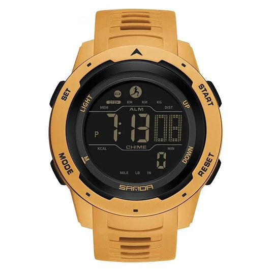 Wasserdichte, stoßfeste multifunktionale Unisex-Smartwatch