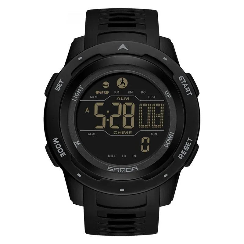 Wasserdichte, stoßfeste multifunktionale Unisex-Smartwatch