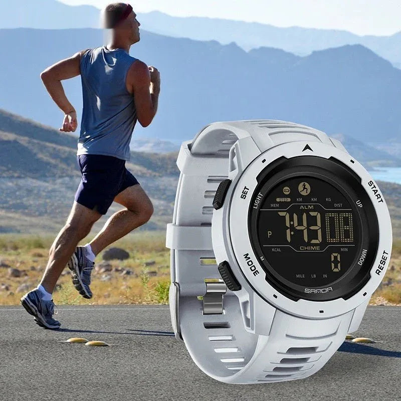 Wasserdichte, stoßfeste multifunktionale Unisex-Smartwatch