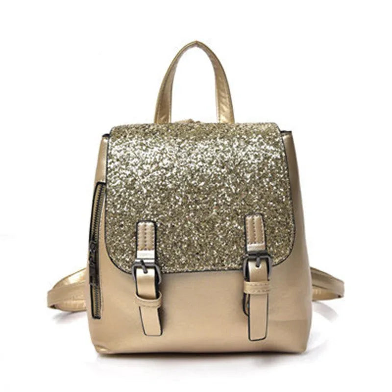 Eleganter Pailletten-Rucksack für Damen