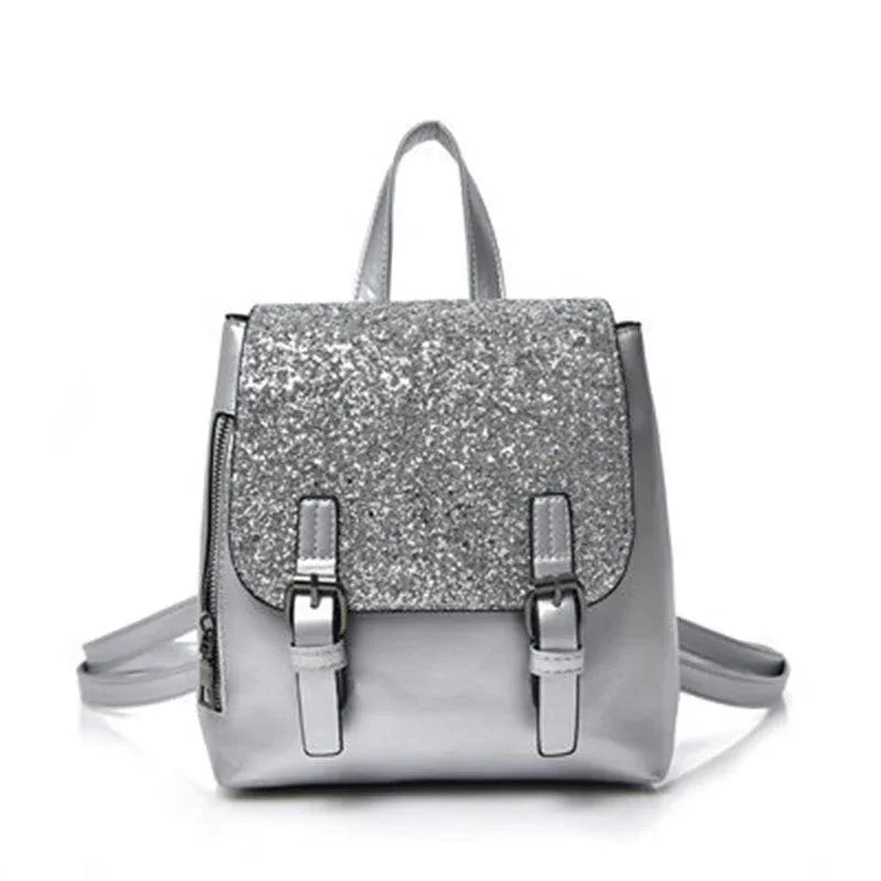 Eleganter Pailletten-Rucksack für Damen