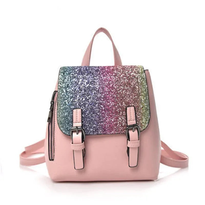 Eleganter Pailletten-Rucksack für Damen