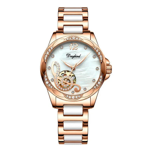 Damen Leuchtende Automatische Mechanische Uhr
