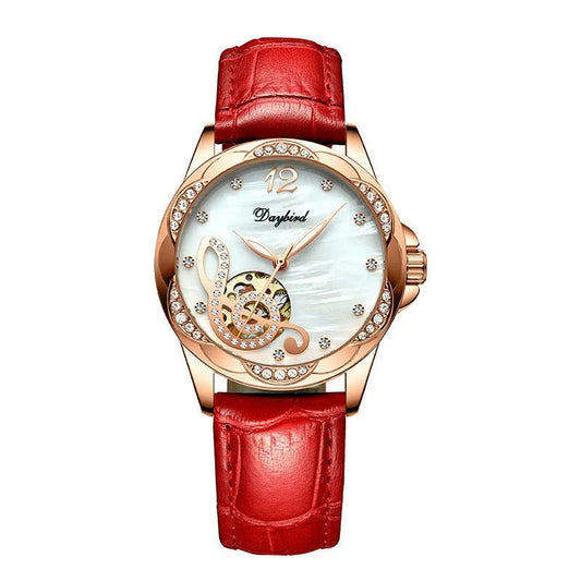 Damen Leuchtende Automatische Mechanische Uhr