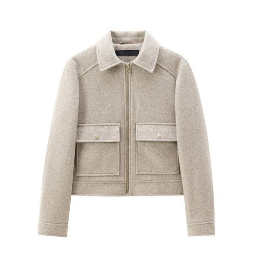 Damen Weiche Reißverschlussjacke
