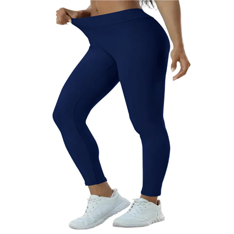 Damen Yoga-Hose mit hoher Taille, Po-Lift, hochelastische enge Fitness-Leggings