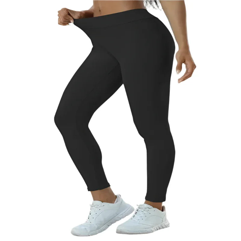 Damen Yoga-Hose mit hoher Taille, Po-Lift, hochelastische enge Fitness-Leggings