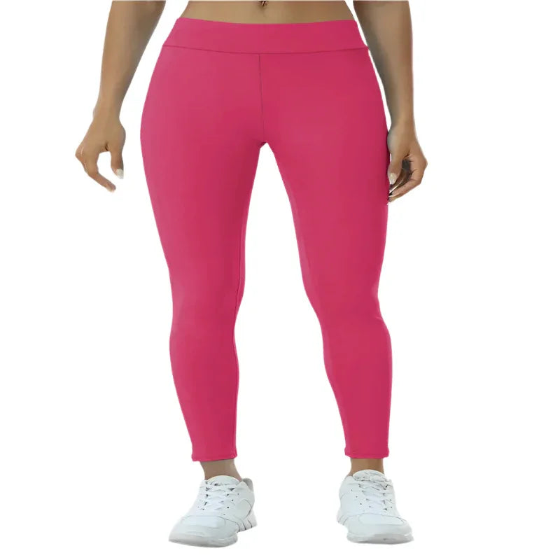 Damen Yoga-Hose mit hoher Taille, Po-Lift, hochelastische enge Fitness-Leggings