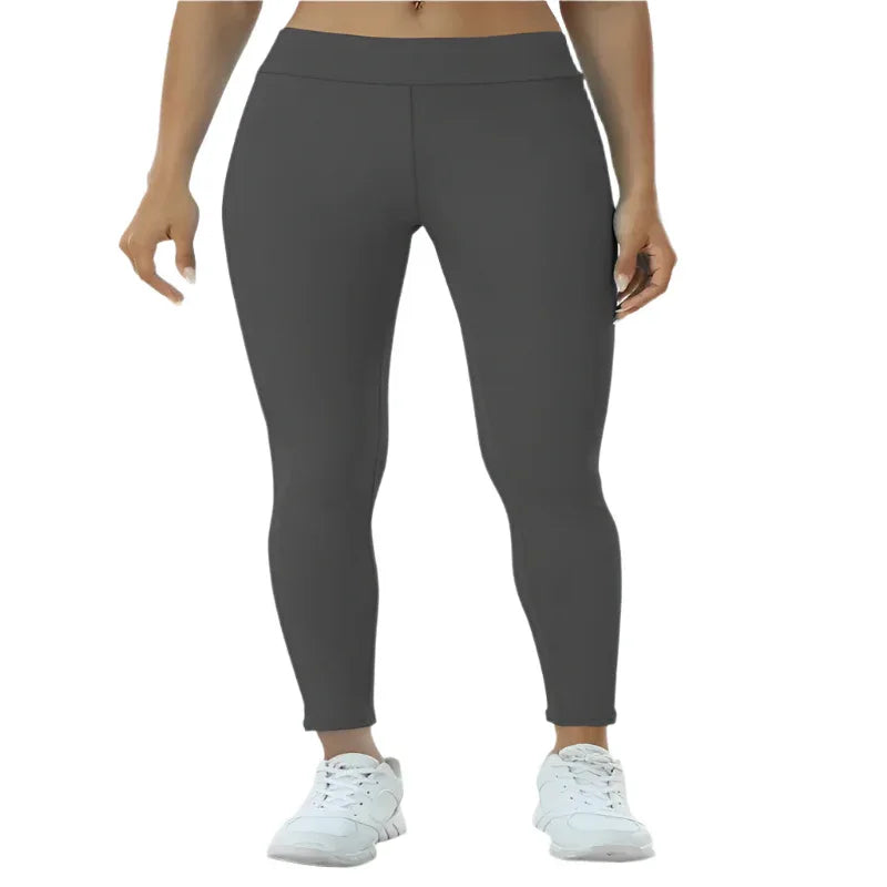 Damen Yoga-Hose mit hoher Taille, Po-Lift, hochelastische enge Fitness-Leggings